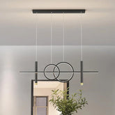 Lampadario soffitto moderno cerchi e linee - clowasit.com